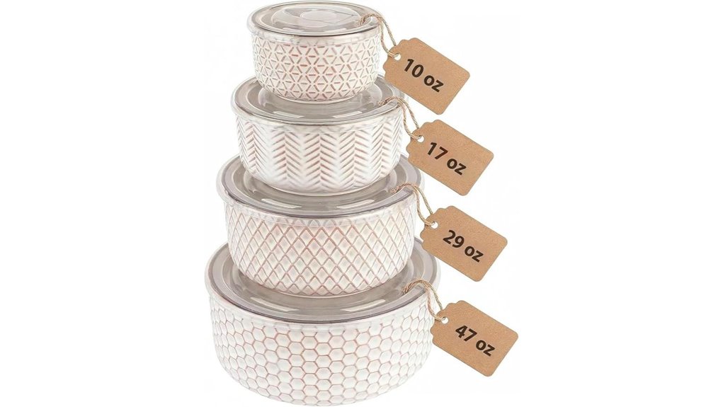 kook nesting bowls lids