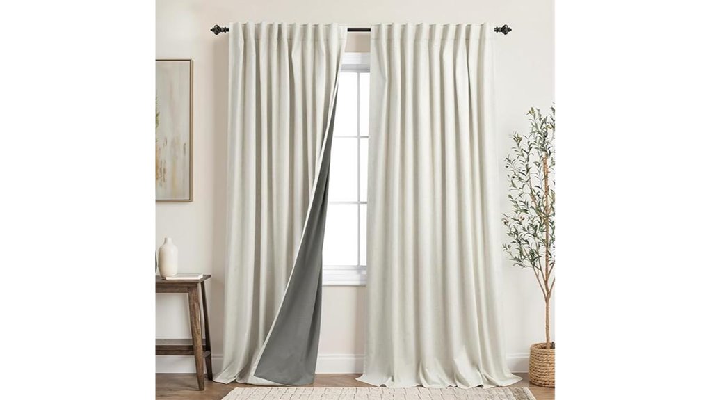koufall 70 inch blackout linen