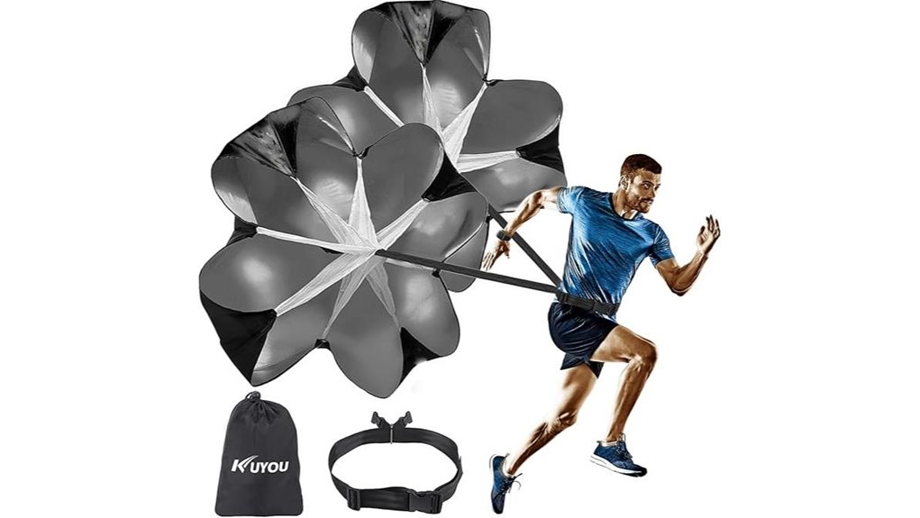 kuyou 56 inch speed parachute