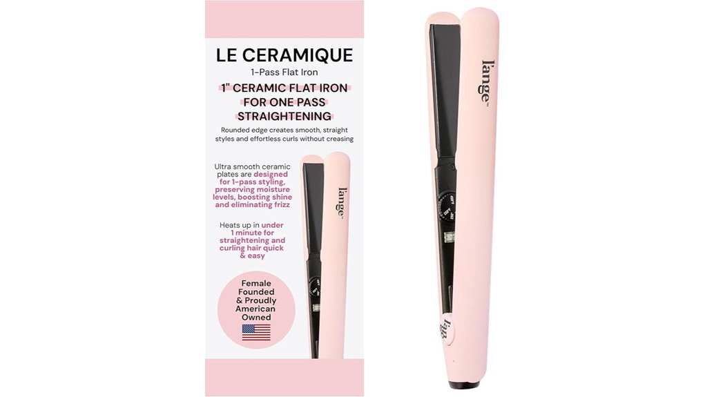 l ange blush ceramic iron
