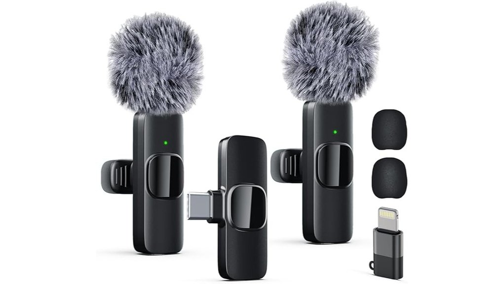 labstandard wireless lavalier mic iphone