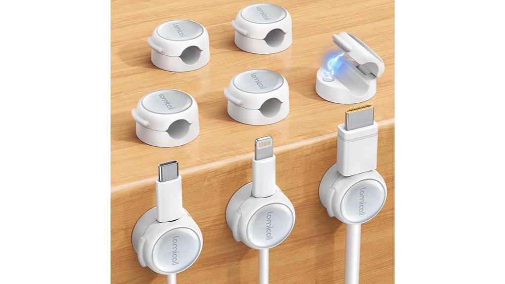 lamicall magnetic cable clips