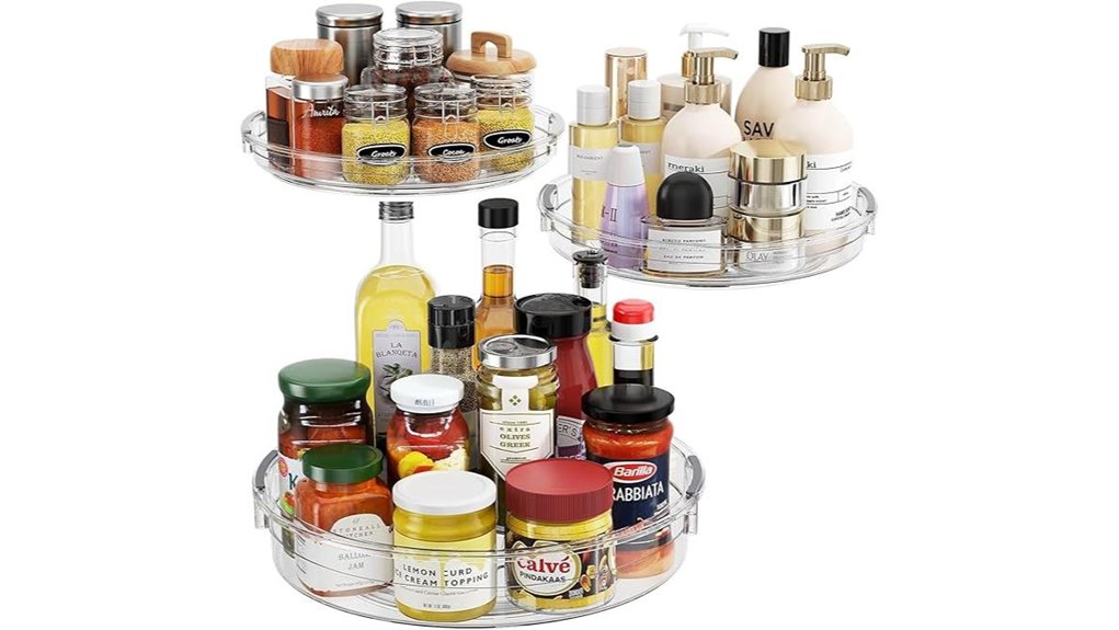 lamu 3 pack lazy susan