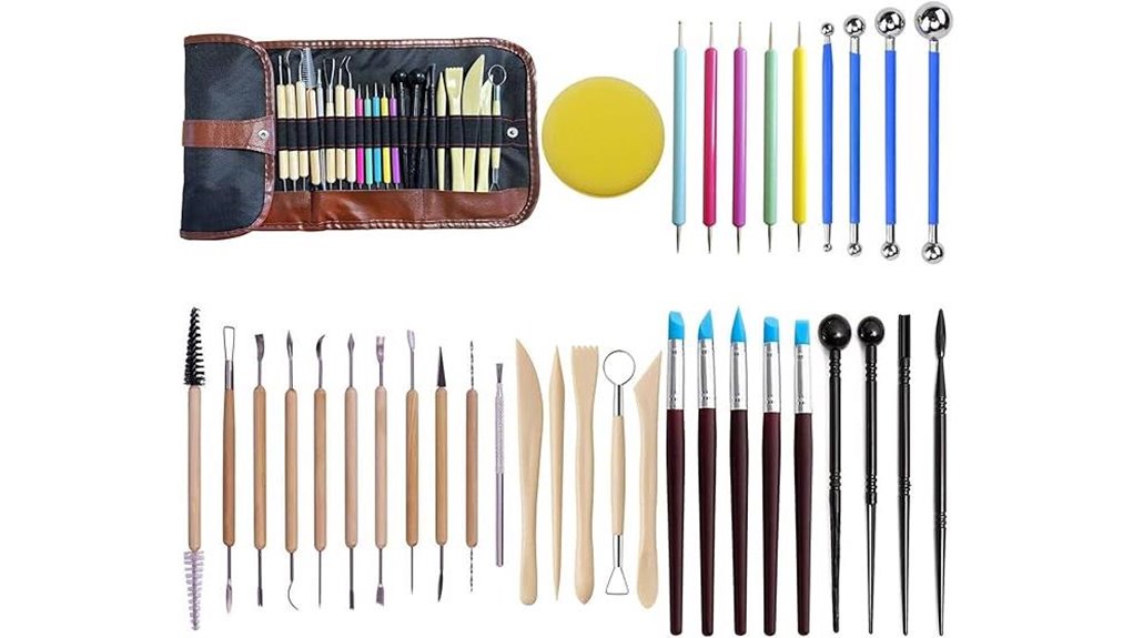langqun 35 piece clay set