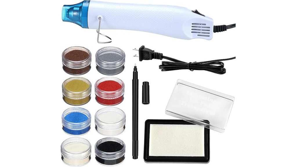 lanties 8 color heat embossing