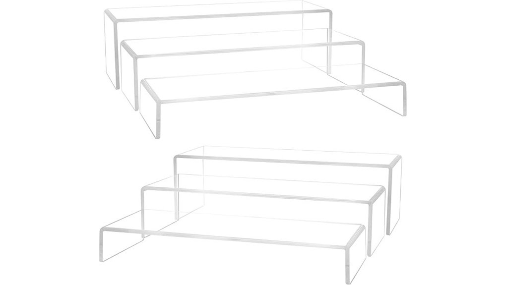 large acrylic risers six pack