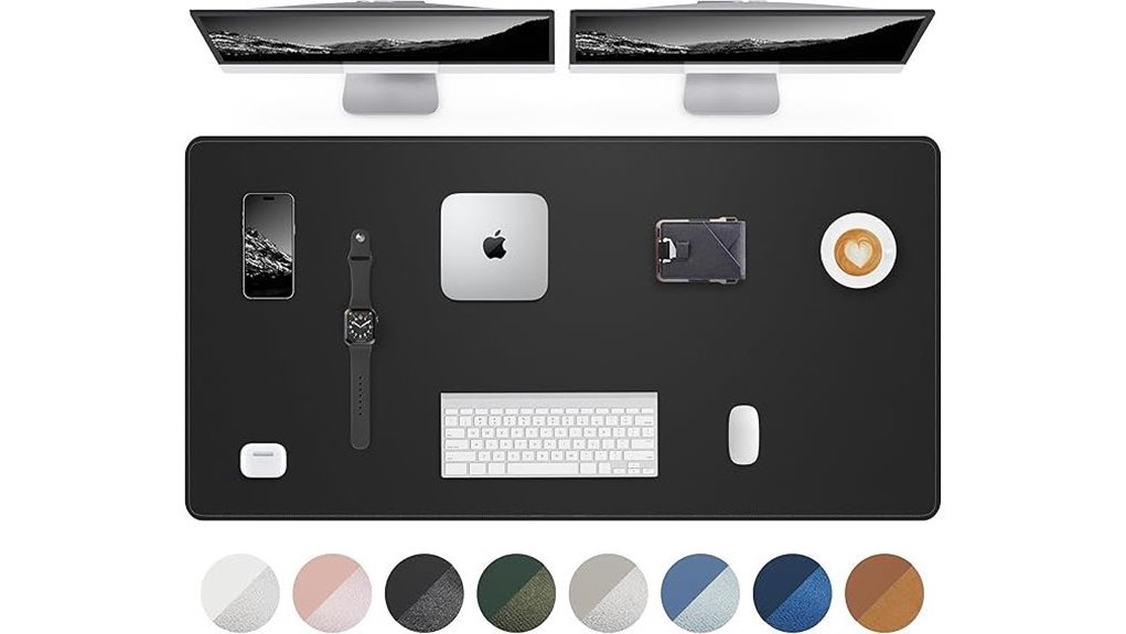 large desk mat 55 x24 non slip waterproof