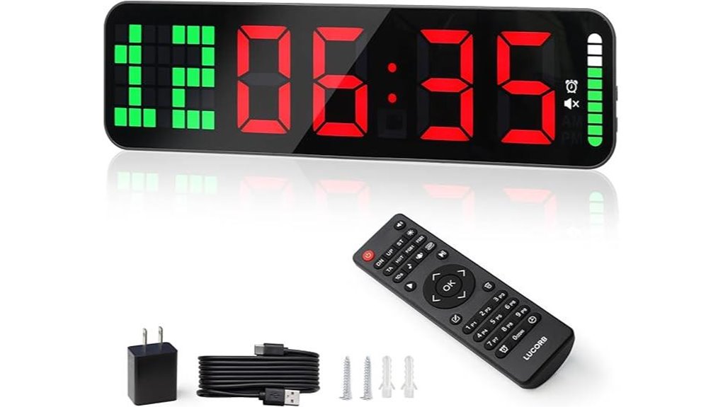 large digital gym timer