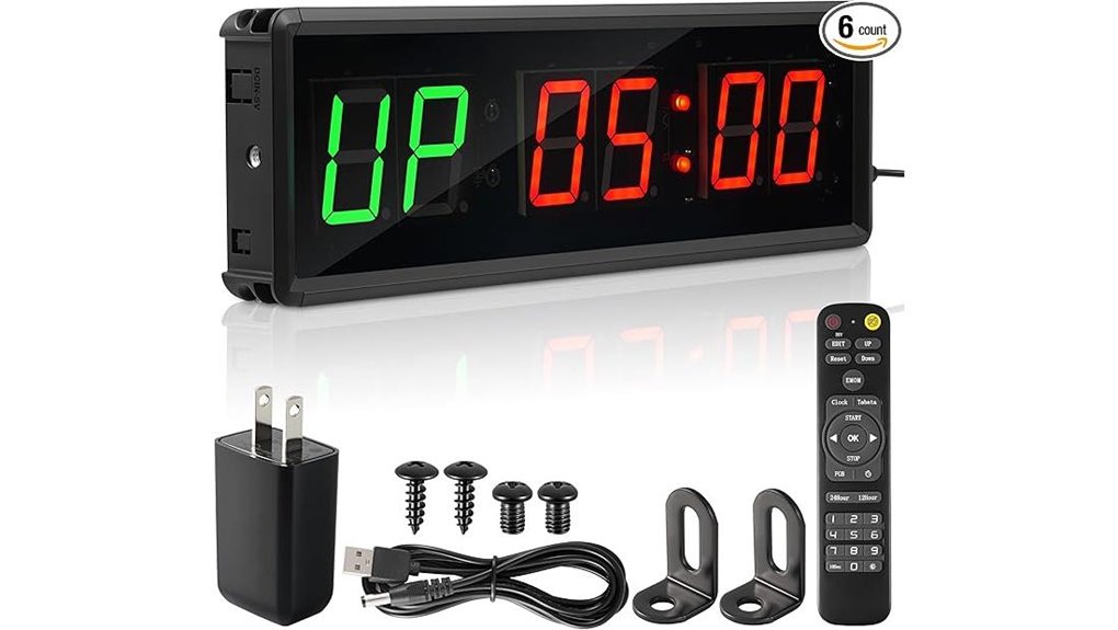 large tabata emom timer