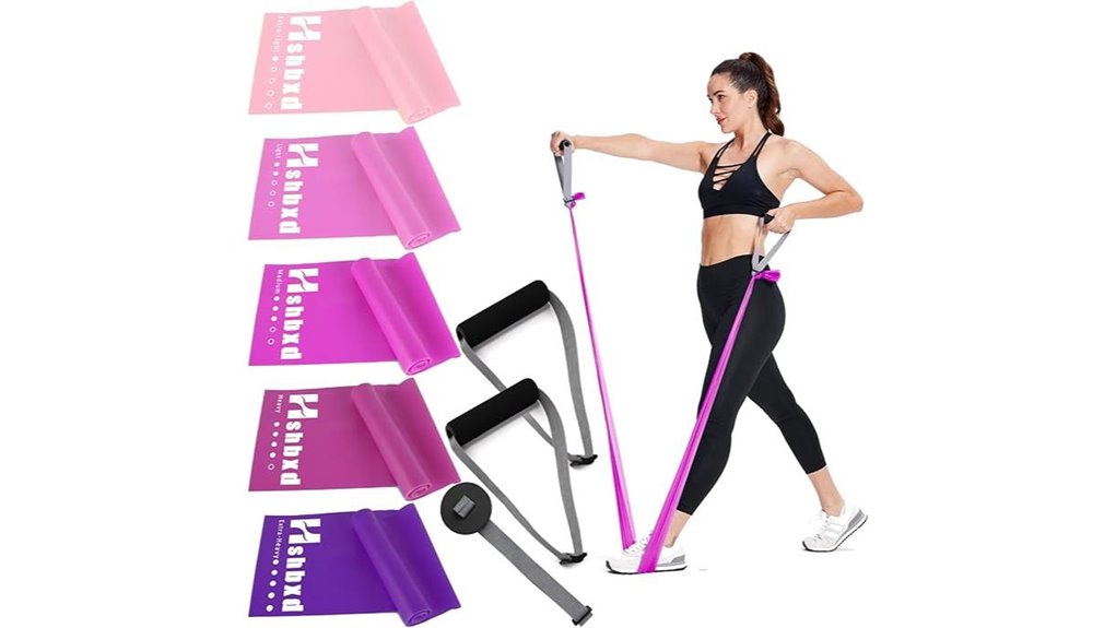 latex free resistance bands set