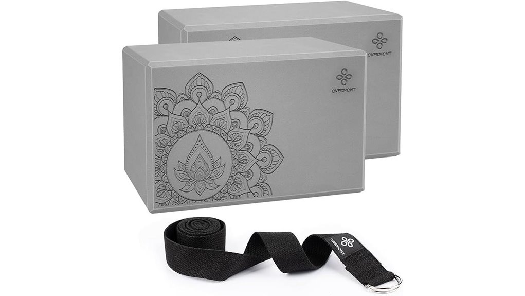latex free yoga block set