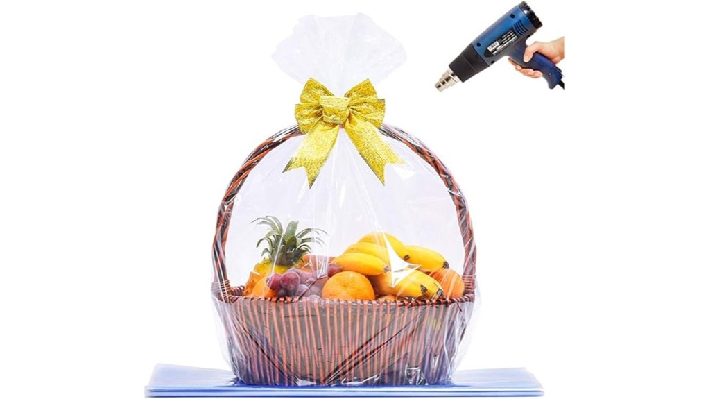 lazyme extra large shrinkwrap basket