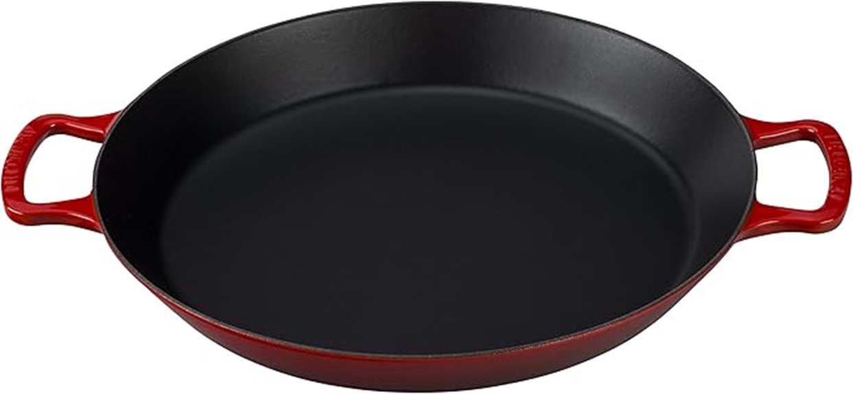 le creuset paella pan cerise