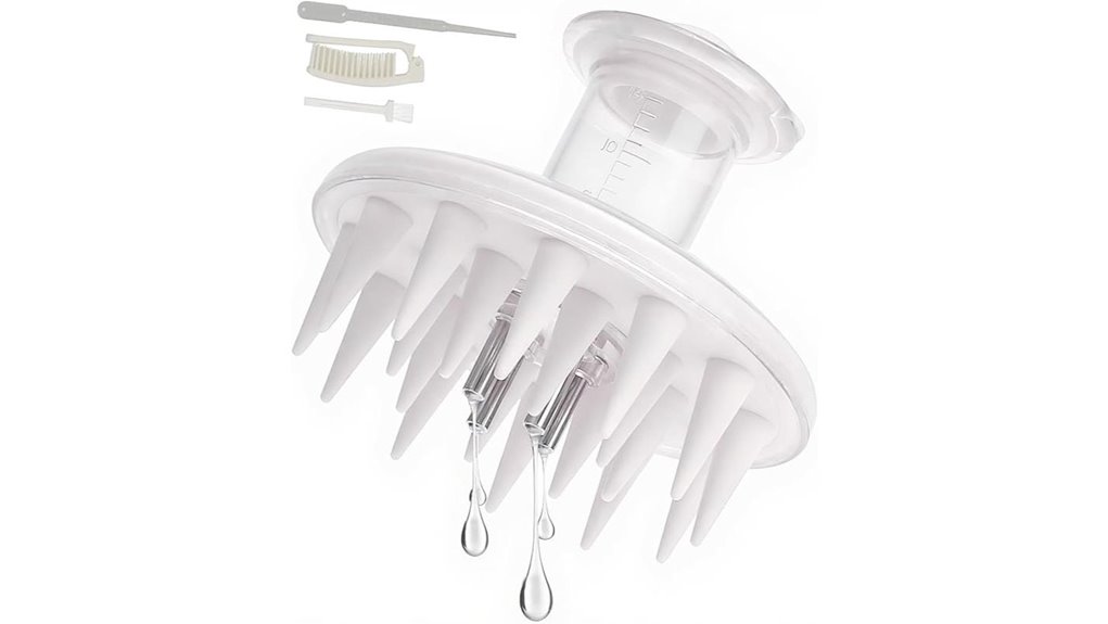 leakproof 2 in 1 hair brush