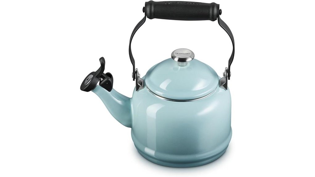 lecreuset teakettle 1 25qt seasalt