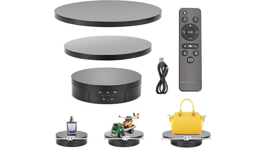 led 3 in 1 rotating remote