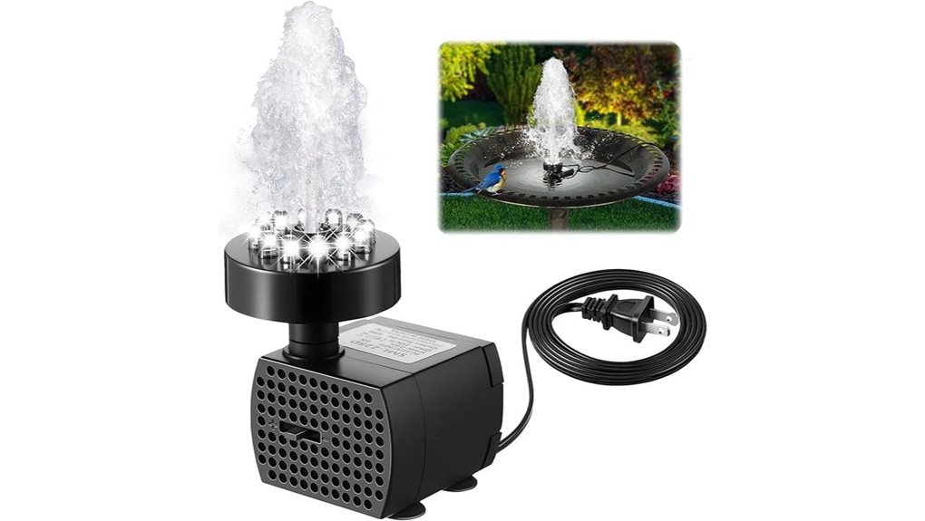 led bird fountain 24 hour