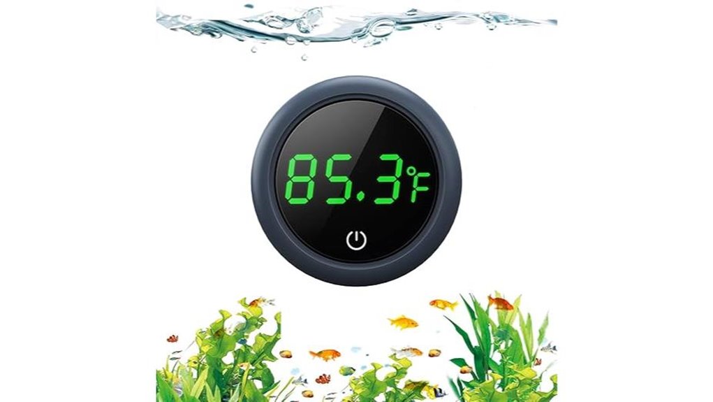 led fish tank thermometer