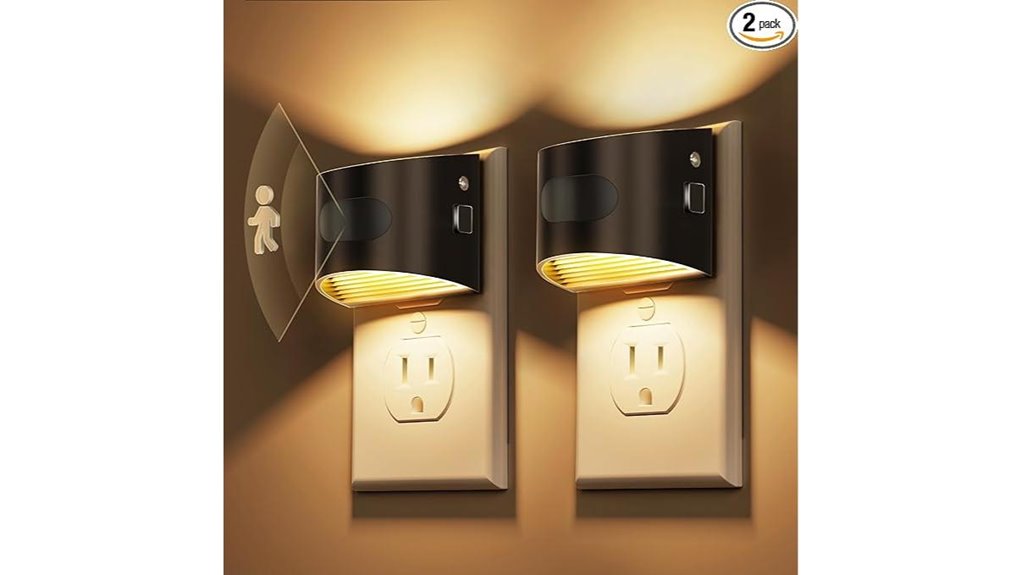 led motion nightlights pair