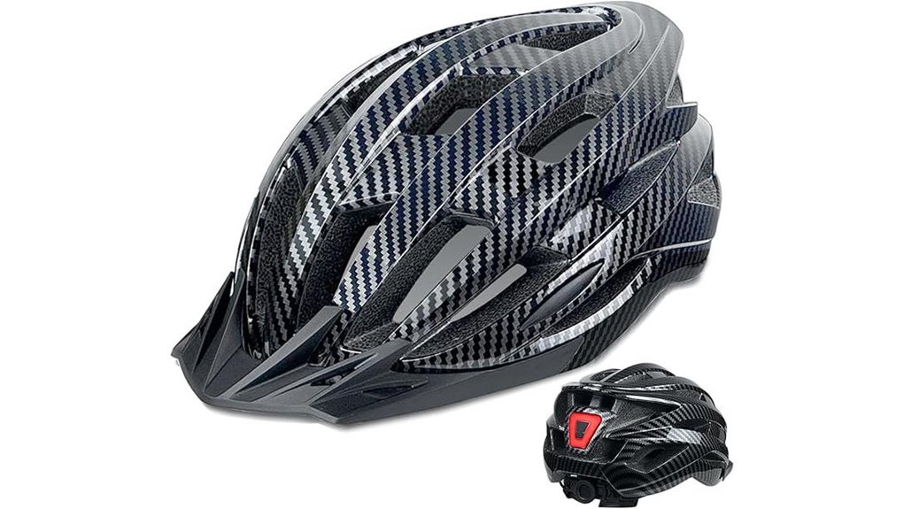 led multi mode bike helmet