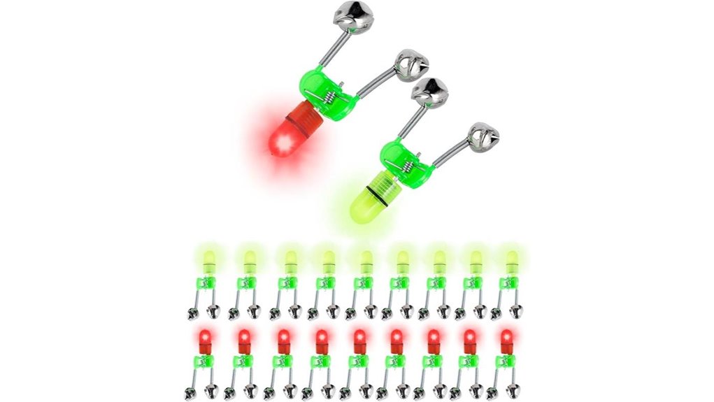 led night fishing rod alarm