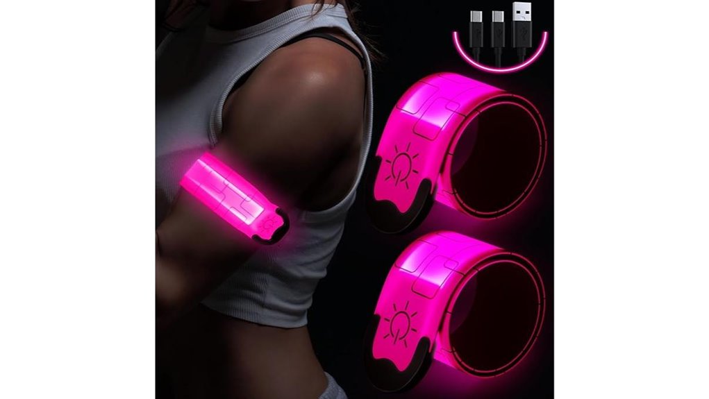 led rechargeable running armband