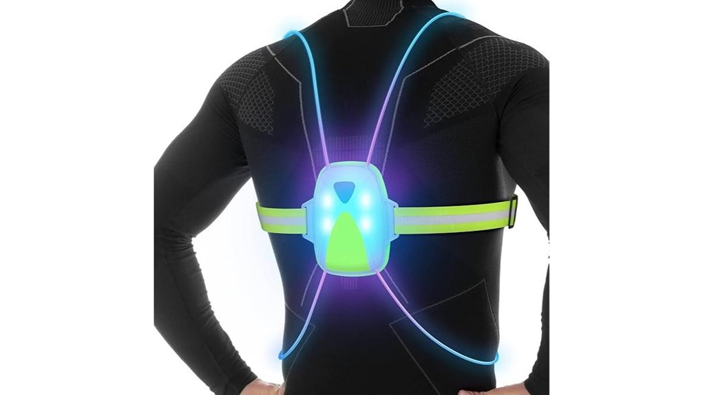 led reflective running vest