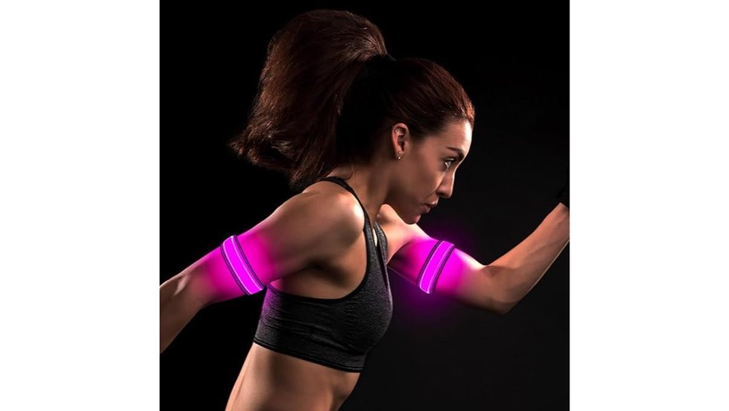led running bracelets 2 pack
