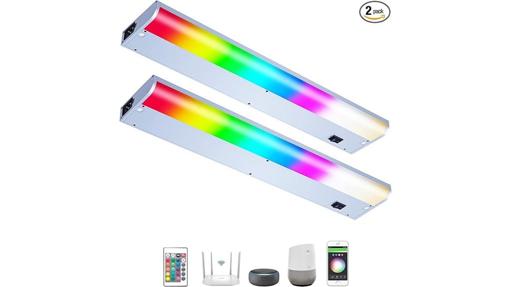 led under cabinet lights 2 pack