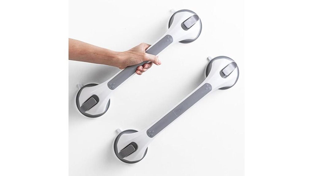 leverloc 2 pack shower grabbers