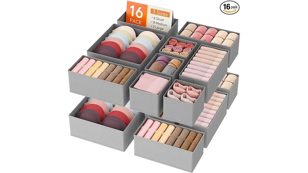 lifewit grey closet dividers 16