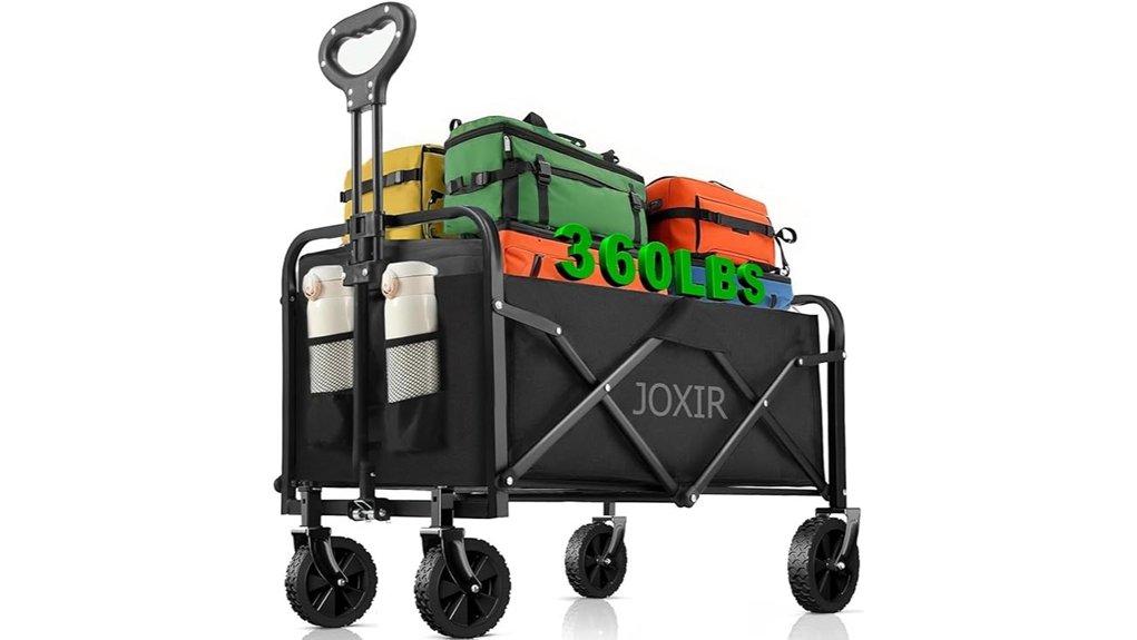 lightweight 120l collapsible cart