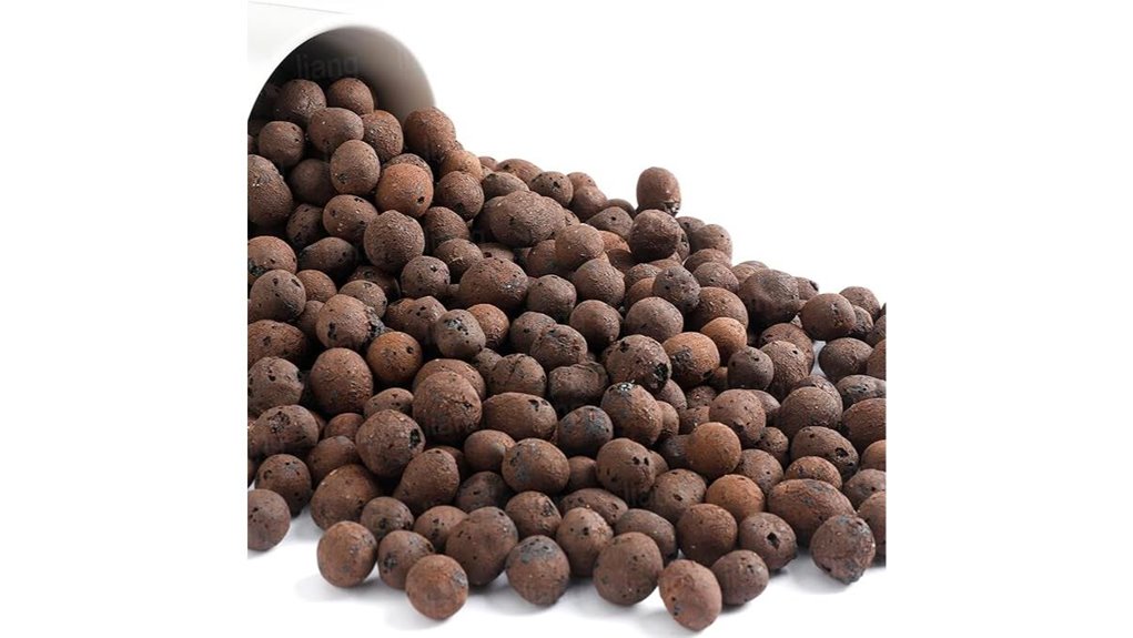 lightweight expanded clay pebbles