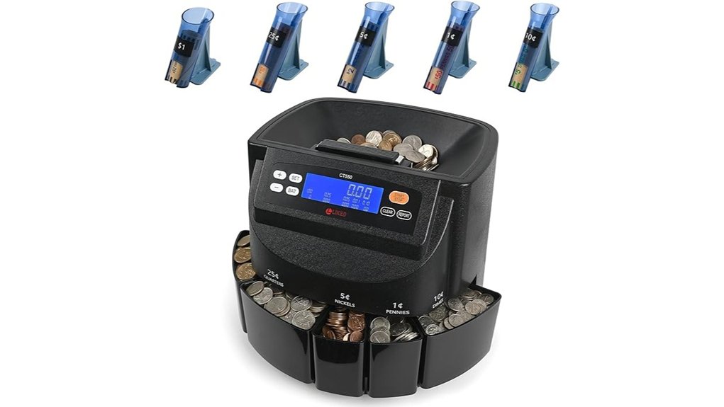 liked coin sorter wrapper
