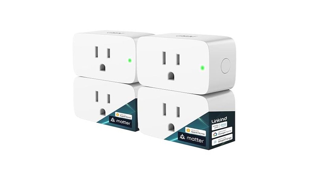 linkind 4 pack matter wi fi plugs
