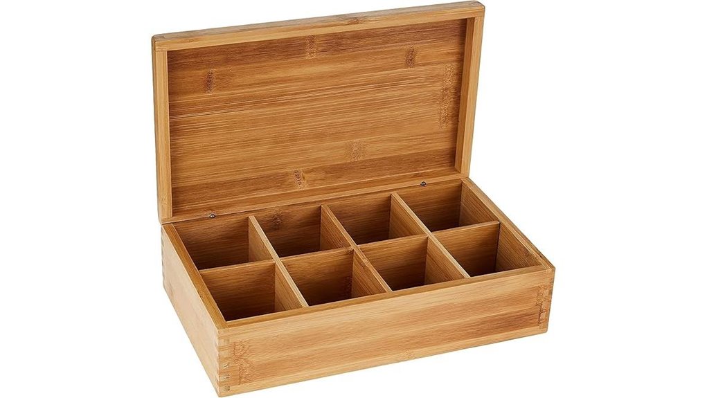 lipper bamboo tea box