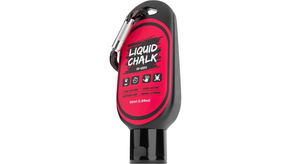 liquid chalk enhances grip in lifting