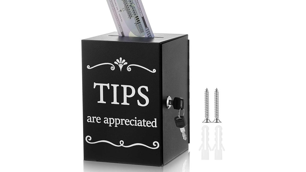 locked metal tips jar