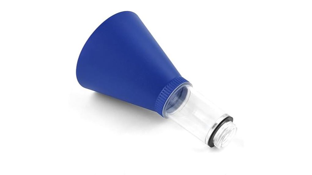 locking engine oil funnel