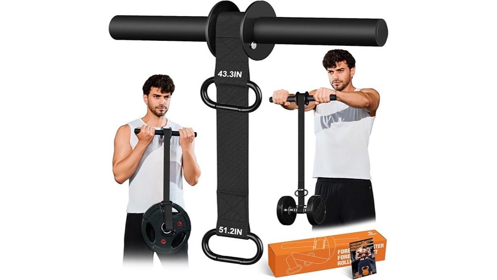 locking wrist roller strengthener