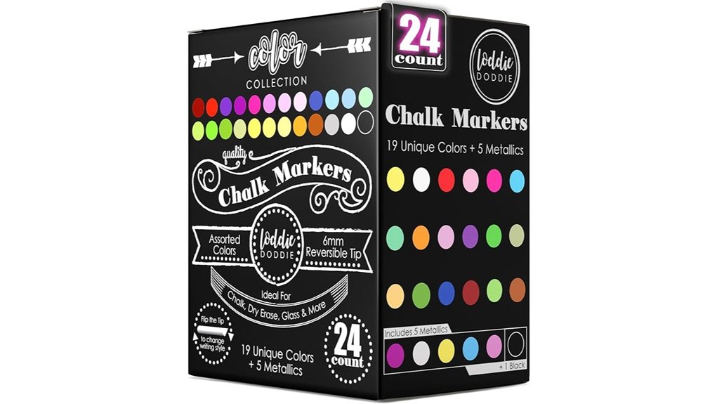loddie doddie chalk markers 24 pack