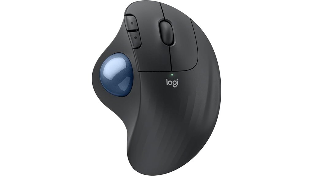 logitech ergonomic wireless trackball