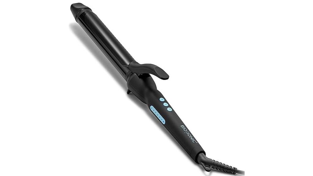 long barrel nano ionic curling