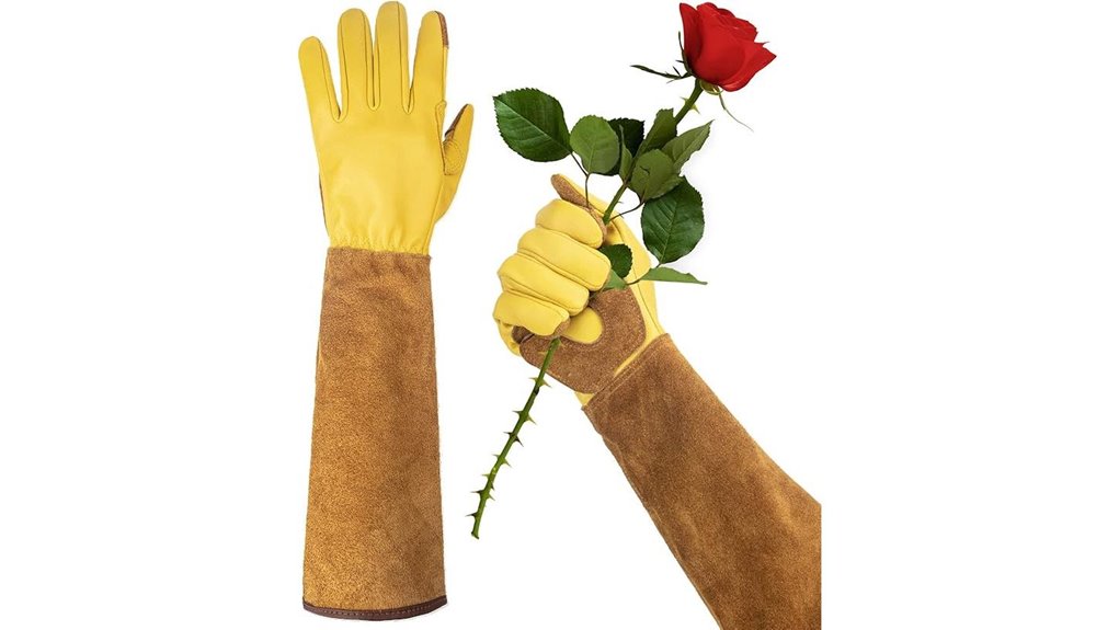 long thorn proof cowhide gloves