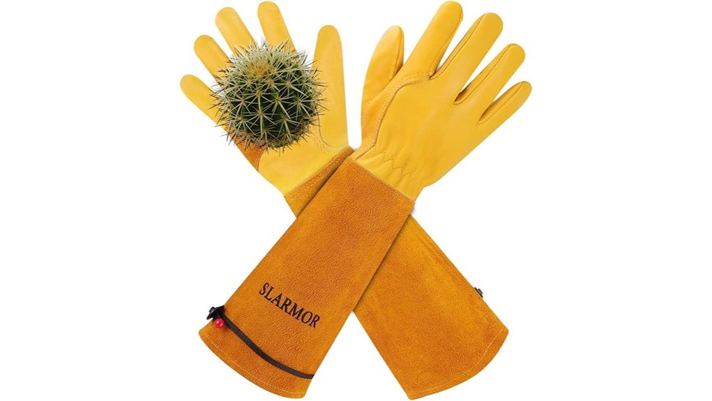 long thorn proof rose gloves