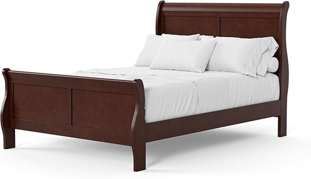 louis philippe bed frame