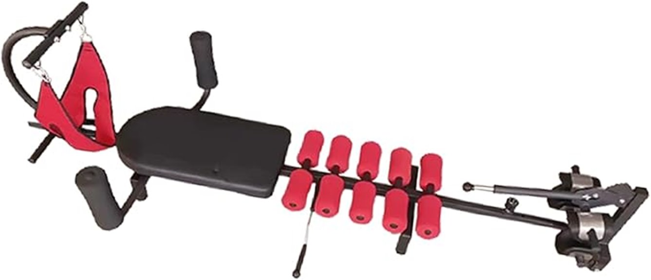 lumbar cervical traction bench