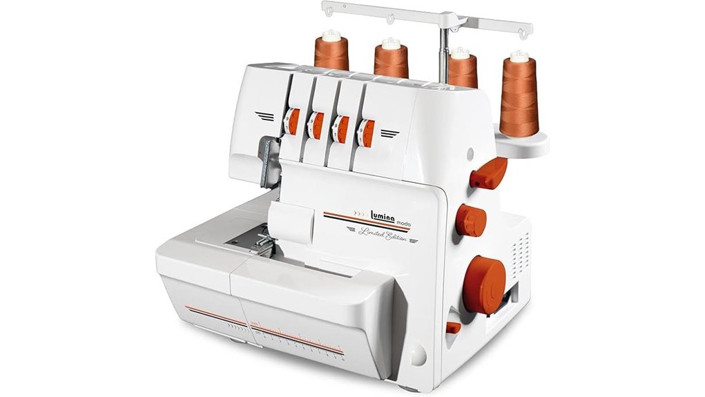 lumina moda serger overlock overlock machine led