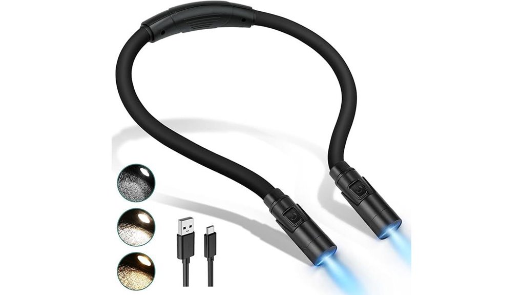 luxjet 3 color rechargeable neck