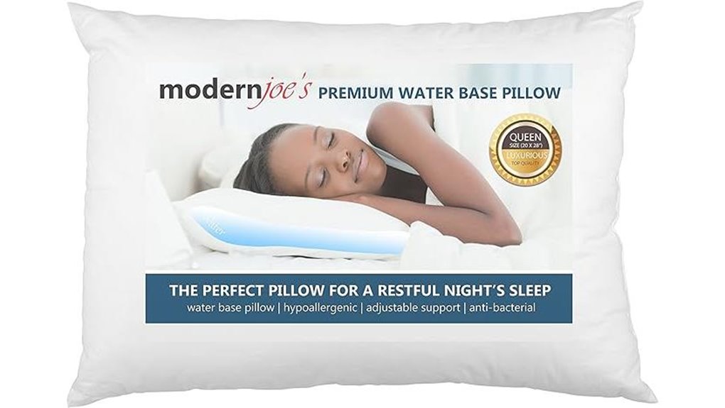 luxurious queen water pillow